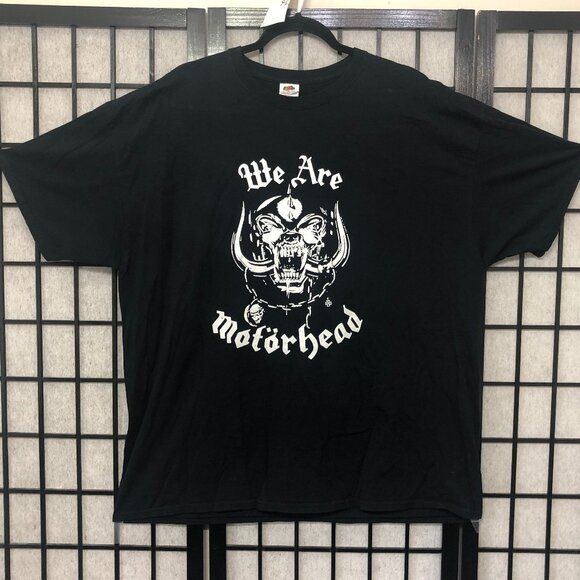We are Motorhead Vintage Tee T shirt Black 2XL We play Rock n Roll 2 Lemmy PP